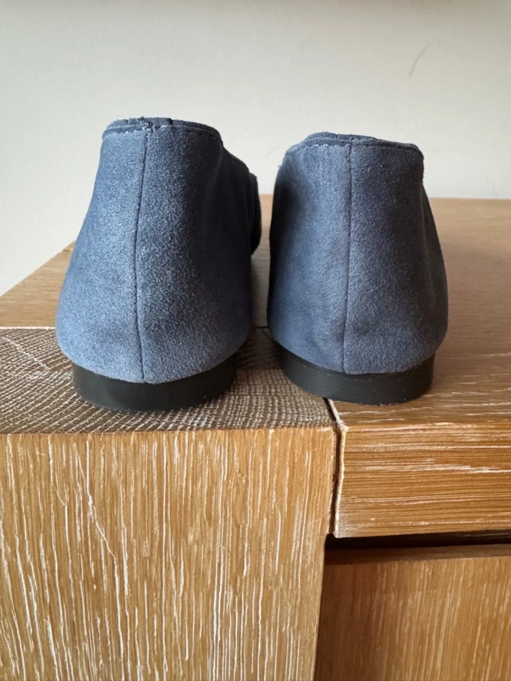 NWT! MADEWELL Women's The Mylie Ballet Flat in Basalt Blue Suede Size 6.5 no box - Picture 5 of 13